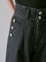 Laceup Wide Baggy Sailor Denim