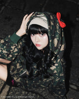 ×HELLO KITTY Eared Zip Hoodie