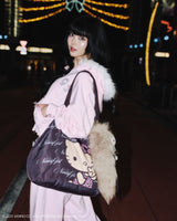 ×HELLO KITTY 90 Logo Fur Zip Hoodie
