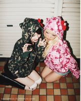 ×HELLO KITTY Eared Zip Hoodie