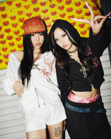 Ninety Girl Rhinestone Pants