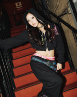 Ninety Girl Rhinestone Pants