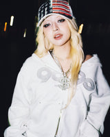 OG Logo Glitter Zip Hoodie