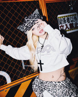 OG Logo Glitter 露肩卫衣