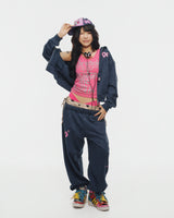 90 Logo Glitter Zip Hoodie