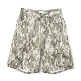 BU DIGITAL CAMOUFLAGE PATTERN CARGO SHORTS