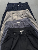 Wide Baggy Hook Western Slacks