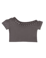 EYELET OFF-SHOULDER TOPS