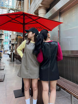 가짜 가죽 스티치 온성