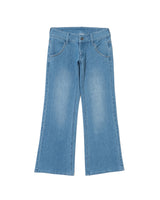 STUDS FLARE DENIM