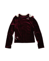 VARSITY VELOUR TOP