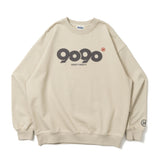 9090 OG徽標緞面Crewneck汗水(輕)