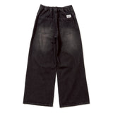 宽松过染牛仔布