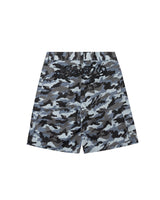 BU CAMOUFLAGE PATTERN BAGGY SHORTS