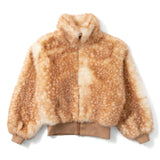 bambi fur zip jacket