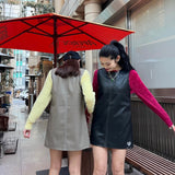 가짜 가죽 스티치 온성