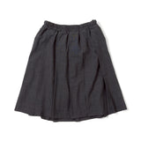 layered wrap midi skirt