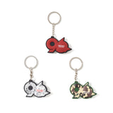 9090 x Astro Boy 90 로고 고무 키 체인