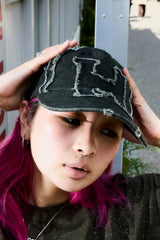 H heart logo vintage cap