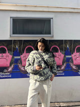 徽標蓬鬆的針織