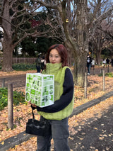 가짜 모피 조끼