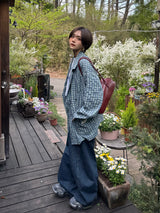 Check tailored ss jacket