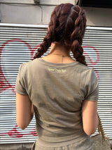 H HEART RHINESTONE TEE