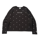 Random Heart Waffle Long Tee