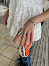 하트 스톤 로고 팔찌