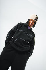 Half zip fleece setup