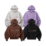 emboss heart logo hoodie