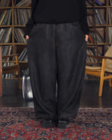 Overdyed wide baggy rayon summer denim