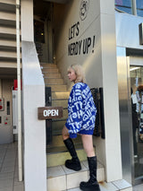 徽標蓬鬆的針織