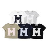 H dot Assortment cropped Tee