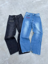 STITCH LOGO STRAIGHT DENIM PANTS
