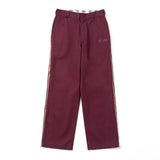 HTH×Dickies Side zip wide pants