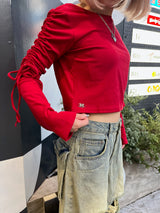 heart switch long tee