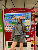 glitter crew sweat shirt