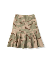 asymmetry midi skirt