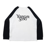 universal logo raglan ls tee