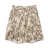 BU DIGITAL CAMOUFLAGE PATTERN CARGO SHORTS