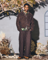 wool western stripe slacks