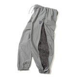 N logo side-zip nylon pants