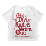 Skull graphic studs TEE