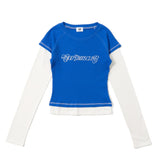 waffle layered long tee