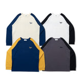 universal logo raglan ls tee