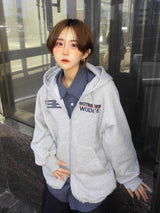 兩點拉鏈連帽衫