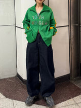 Patchwork track jacket