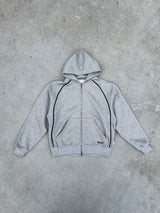 Piping Zip Hoodie