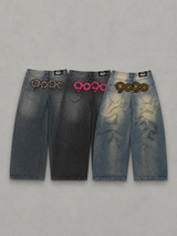 90 Logo Baggy Denim Pants